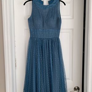 Blue Swing Dress by Unique Vintage